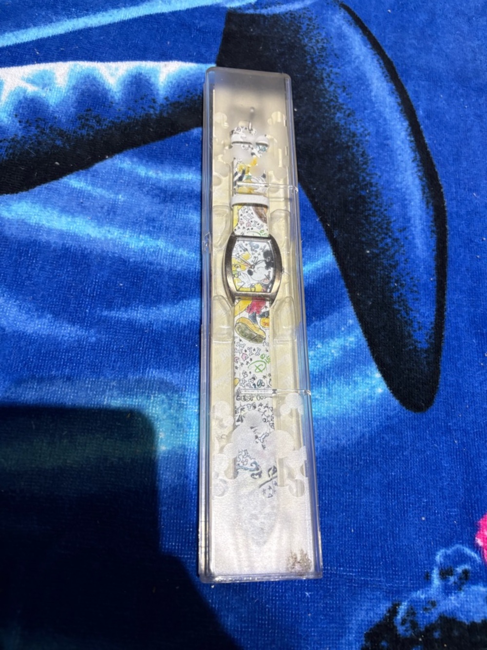 Vintage Disney Parks Mickey Mouse and Pluto wristwatch